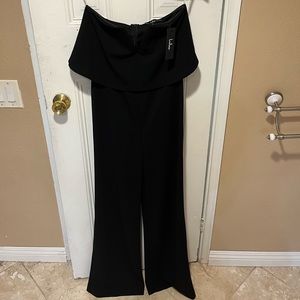 Lulu’s Power of Love Black Strapless Jumpsuit, black, medium.